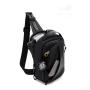 XL044 Simple Style Daily Used Waterproof Crossbody Bag with USB Men's Nylon Chest Bag New Version Durable Sports Shoulder Bag