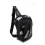 XL044 Simple Style Daily Used Waterproof Crossbody Bag with USB Men's Nylon Chest Bag New Version Durable Sports Shoulder Bag