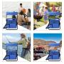 Custom Portable Light Outdoor Fishing Camping Travel Beach Folding Chairs Cooler bag
