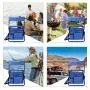 Custom Portable Light Outdoor Fishing Camping Travel Beach Folding Chairs Cooler bag