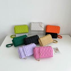 Pure Color Bags Women Handbags Ladies Pu Leather Designer Shoulder Bags Diamond Lattice Bags For Women