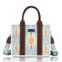 Popular Retro Canvas Bohemian Shoulder Tote Bag Luxury Design Handbags With Shoulder Strap Large Capacity Jacquard Handbag