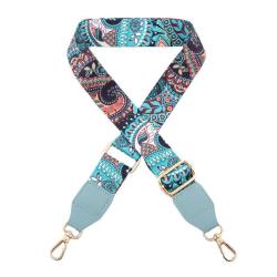 Colorful Wide Shoulder Strap Adjustable Replacement Belt Cross Body Handbag Purse Strap Cotton Canvas Fabric Bag Strap