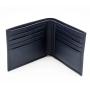 Personalized Leather hand-made minimalist wallet leather wallet card holder RFID compact wallet