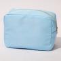 Stock Multi Colors No MOQ Nylon Large Cosmetic Bag Zipper Toiletries Organizer Bag For Women Girls Gift Makeup Pouch