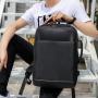 Simple Business Travel Backpack Large-Capacity Double-Layer Notebook Laptop Backpack Waterproof with Zipper Gift Printing