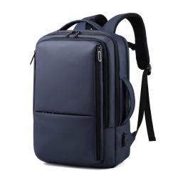 Large Capacity Business Laptop Backpack with USB Waterproof Computer Backpack with Zipper Closure Custom Logo Factory Direct Sal
