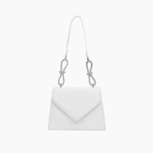 Fashion Elegant Style Bags For Women Shoulder Ladies Handbags With Luxury Diamond Leather Strap