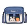 2021 Stylish PVC Clear Window Ita Bag Small Shoulder Bag Canvas Ita Bag