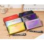 ZR819 Women's Wallet Long Handbag Laser PU Double-layer Zipper Coins Wallet Purse StylishColor Mobile Phone Bag Card Holder