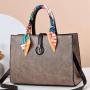 New Style Fashion Ladies Handbags Tote Bag Bow Trim Solid Color Crossbody Bags Large Capacity Women's Messenger Bags Female