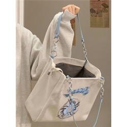 ZR458 Women's Bag PU Solid Color Stitching Fashion Working Comfortable Portable One Shoulder Female Girl Bag Shopping Bag