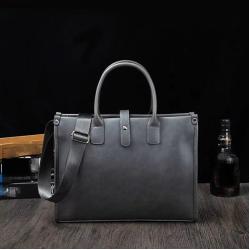 ZWY300 Hot Sale Men Business Handheld Briefcase Wholesale PU Waterproof Vintage Handbag Daily Outdoor Work Portable Laptop Bag