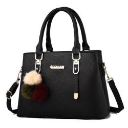 Bags for Women Fashion Large Capacity Women's Handbag Wool Ball Shoulder Messenger Bag for Foreign Trade