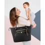 LOVEVOOK OEM Large Waterproof Quilted Travel Mommy Bag for Hospital with Pacifier Holder and Changing Pad Baby Diaper Tote Bags