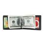 RFID Front Pocket PU Leather ID Window Cash Holder Travel Money Clip Wallet