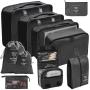 Wholesale 9 Set Packing Cubes Various Sizes Packing Organizer for Travel Accessories Luggage Carry on Suitcase