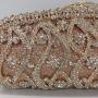 Luxury rhinestone bag with hollow metal banquet wedding handbags women ladies bags full diamond evening bags