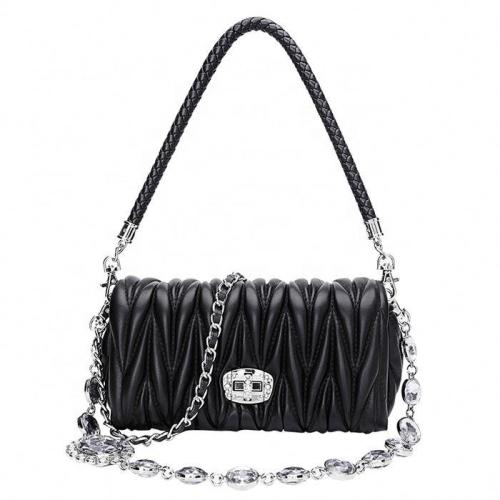 Fashion Shoulder Bag Mini Crossbody Bag Chain Diamond Female Handbags Sheepskin Casual Ladies Bags