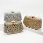 Fashionable hand-held rhinestone grand women's party bag clutch bag