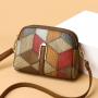 2024 New Colored Versatile Fashion Double Zipper Single Shoulder Crossbody Change Phone Bag