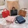 Lychee pattern ladies handbags 2024 PU leather small shoulder crossbody bags for women wholesale women's tote hand bags