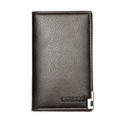 ZHF022 Lychee Pattern PU Leather Men's Wallet Clip Fashion Hand In Hand with Bag Push Pull Finger Slot Card Bag Clip