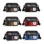 HR155 Wholesale New Sports Leisure Men's Outdoor Bag Waterproof Nylon One Shoulder Crossbody Bag Trendy Travel Hidden Zipper Bag
