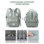 LOVEVOOK Designer 30L Quilted travel laptop Backpack 15.6 in School Bag College Daypack large capacity travel backpack for women