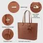 LOVEVOOK New Design Cute PU Leather Computer Bag Large Laptop Handbags Ladies Laptop Tote Bag for Women
