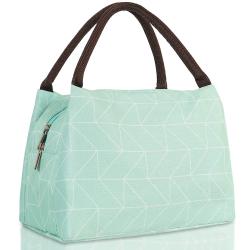 High Quality Reusable Insulated Lunch Bag Travel Picnic Cooler Tote Box Bag With Anti-Slip Soft Handle