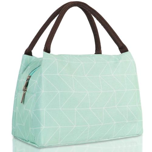 High Quality Reusable Insulated Lunch Bag Travel Picnic Cooler Tote Box Bag With Anti-Slip Soft Handle