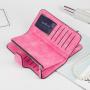OEM012 Fashion Women Wallets Long Wallet Female Purse PU Leather Clutch Wallets Ladies Coin Purses Phone ID Credit Card Holders