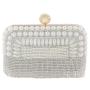 Wholesale ladies clutch bags ladies party purse rhinestone tassel pearl bag handbag evening bags for woman