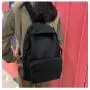 ZF162 Solid Color Nylon Shoulder Bag Female High School Backpack Male College Students Schoolbag Waterproof Wear-resistant