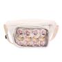Wholesale Fashion Sherpa Ita Fanny Pack Custom Design Sherpa Ita Fanny Bag With Clear Window