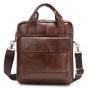 XL348 Laxury Style Genuine Leather Multi-layer Messenger Bag Wear-resistant Durable Bag First Layer Cowhide Men's Shoulder Bag