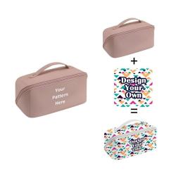custom logo pu leather luxury makeup bag organizer for travel make up toiletry bag woman large capacity travel cosmetic bag