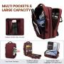 2023 Fashion 4 in 1 Travel Backpack Waterproof Expandable 40L Airline Approved bags large fashion laptop travel backpack Unisex