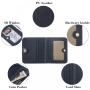 KBW666 Toughergun Women Rfid Blocking Small Compact Bifold Luxury Genuine Leather Pocket Wallet Ladies Mini Purse with ID Window