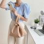 New Women's Korean Bag Folds Clutch Creative Custom Design Fashion Ladies Handbag Soft Leathear Pure Fold Small Square Bag
