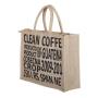Gelory Factory Wholesale Eco-Friendly Reusable Natural Jute Burlap Shopping Grocery Tote Bags