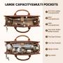 LOVEVOOK Work Bag 15.6 inch Large Teacher Purse Lightweight Computer Bag Briefcase Business Office Laptop Tote Bags for Women