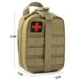 Factory Hot Sell Outdoor Tactical Medical First Aid Kit Waist Bag for Storage Medical Bag With High Quality Custom