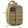 Factory Hot Sell Outdoor Tactical Medical First Aid Kit Waist Bag for Storage Medical Bag With High Quality Custom