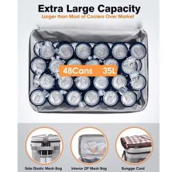 Custom Logo 600D Beach Ice Pack Lunch Box Bags Picnic Insulation Portable Takeaway Smell Proof Collapsible Camping Cooler Bag