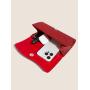 Red Fashion women brilliant luxury clutch bags shiny dinner dress designer clutch purses and handbags for women chain wallets
