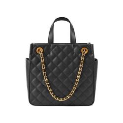 OEM ODM Fashion Shoulder Bag Luxury Ladies Tote Bag Big Capacity Elegant Metal Chain Women Handbags