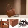 LOVEVOOK 2024 15.6 inch Large Woman Leather Business Computer Handbag Bag Ladies Office Shoulder Laptop Tote Hand Bags for Women