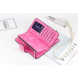 KBW497 New Long Style 3 Layers Ladies Women Multi-function Coin Purse Pu Leather Card Holder Clutch Wallet Lady Purses